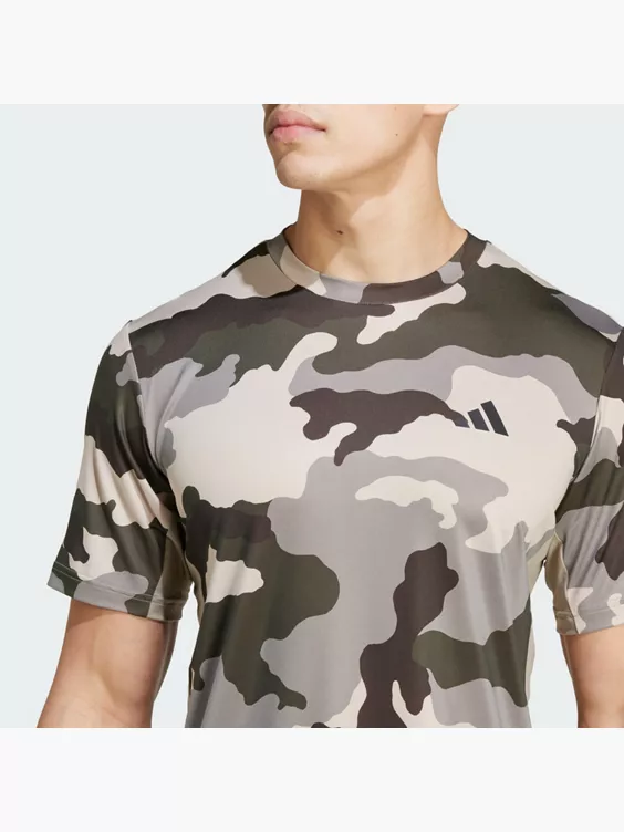 adidas Train Essentials Camo Allover Print T-Shirt