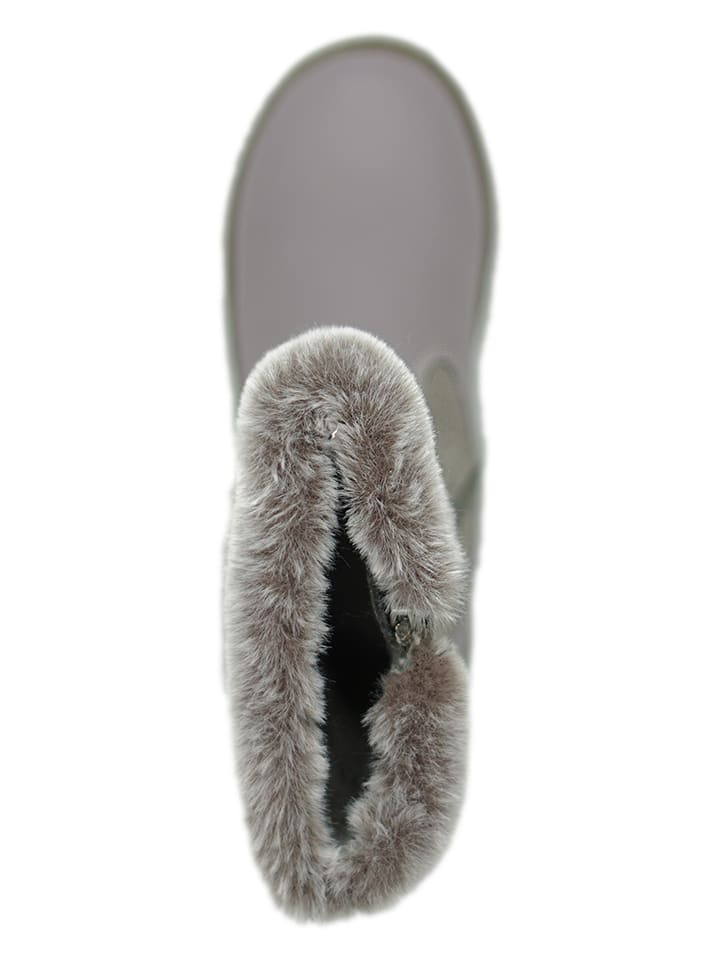 lamino Leder-Boots in Grau günstig kaufen