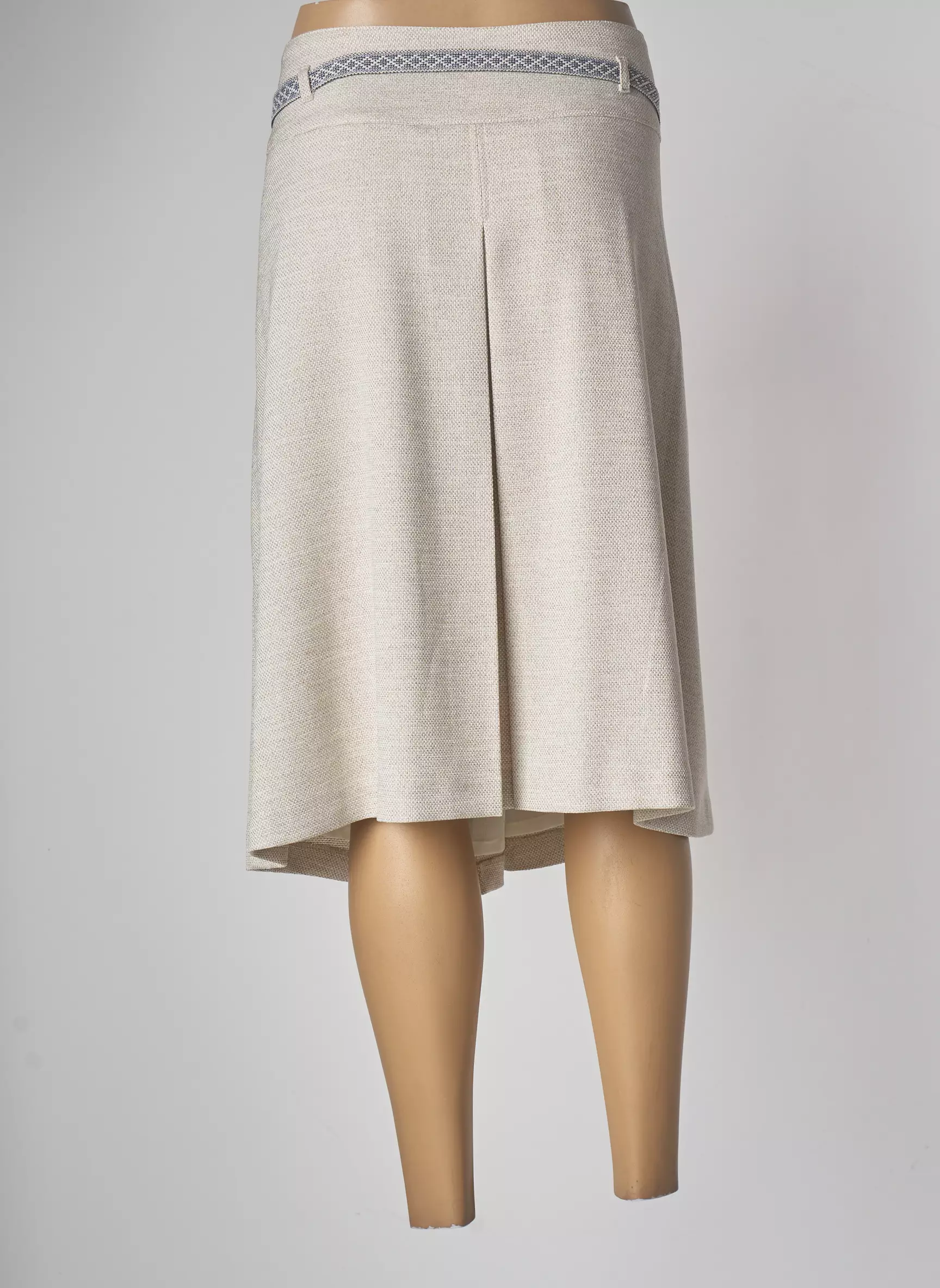 Pauporte Jupes Mi Longues Femme couleur beige