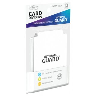 Ultimate Guard Card Divider Standard Size Weiß (10)