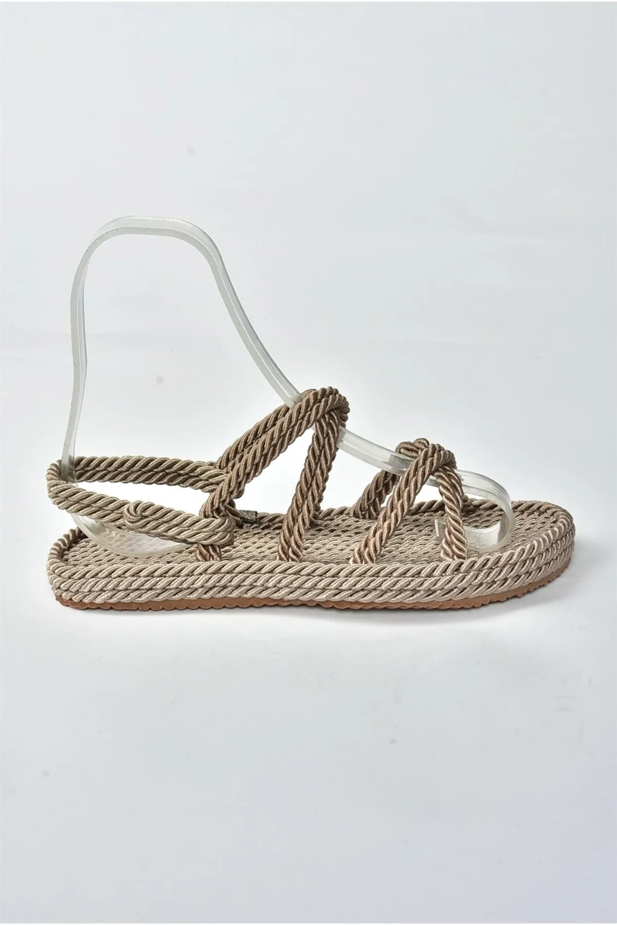 Fox Shoes  Damensandalen aus Nerzstoff H596011704