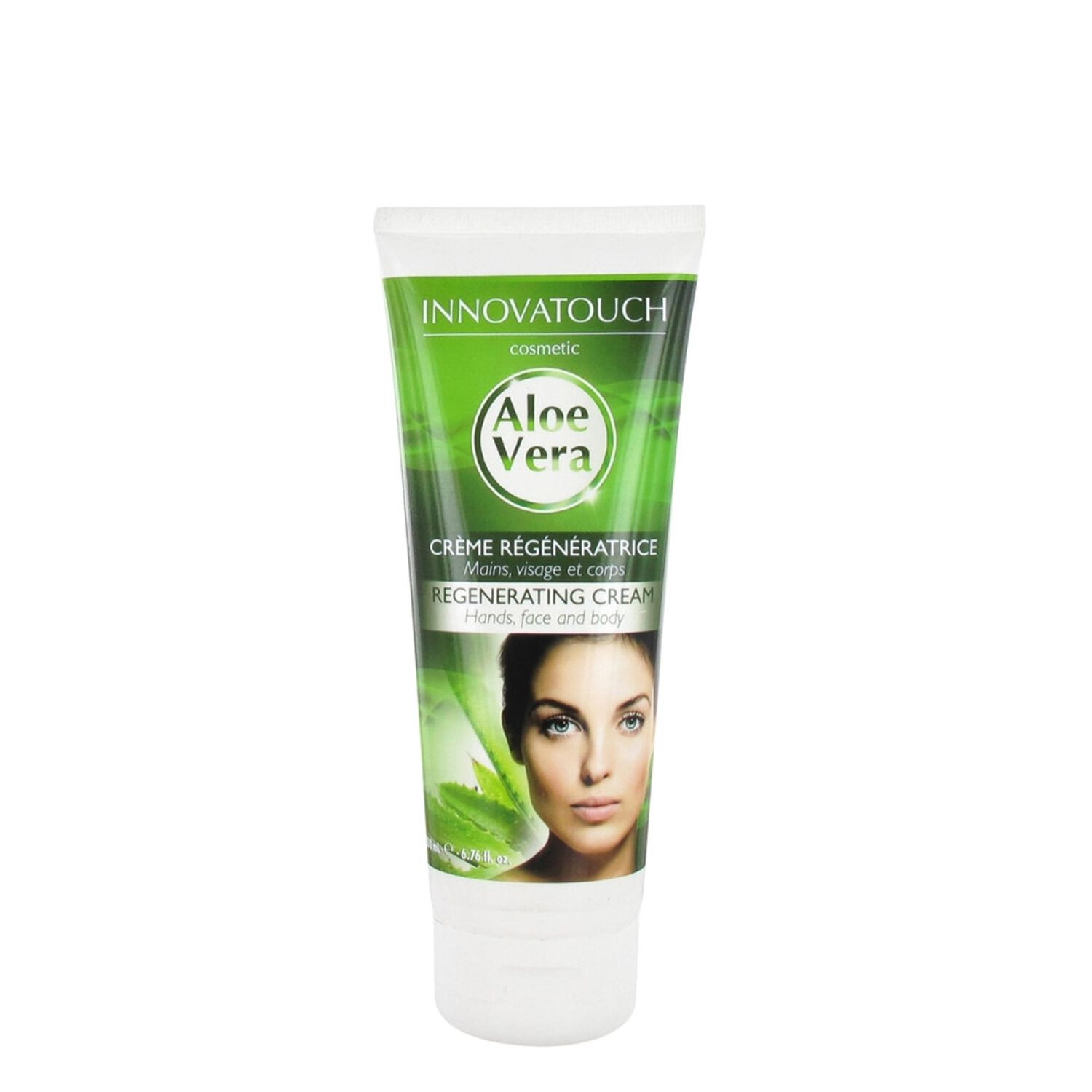 Innovatouch Crème Réparatrice à l'Aloé Vera Mains, Visage et Corps 200 ml