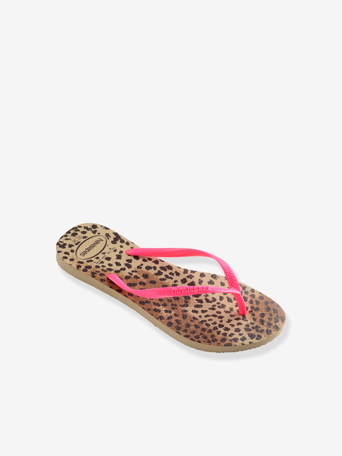 Tongs enfant Slim Animal Sand HAVAIANAS gris