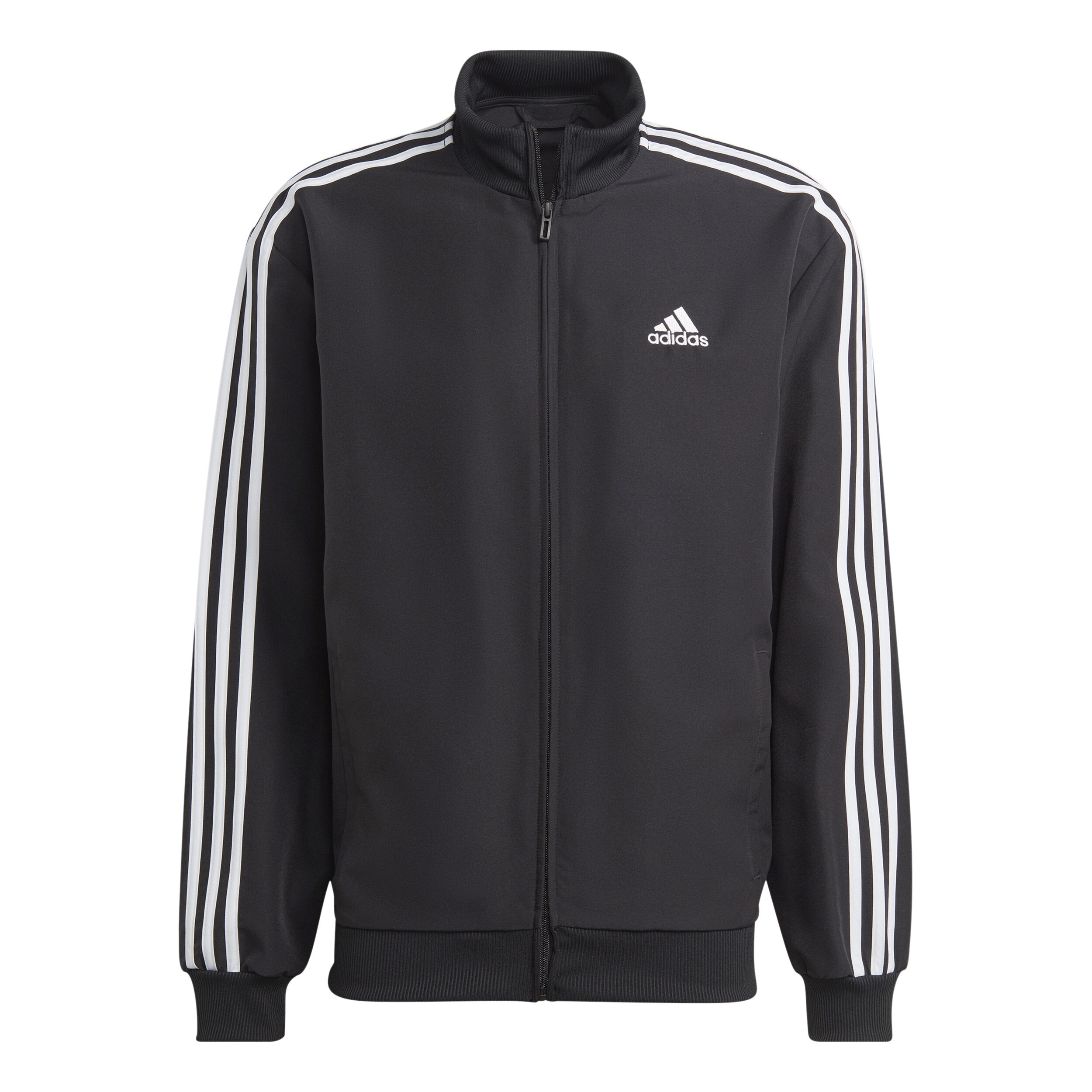 3-Stripes Woven Trainingsanzug Herren - Schwarz, Weiß