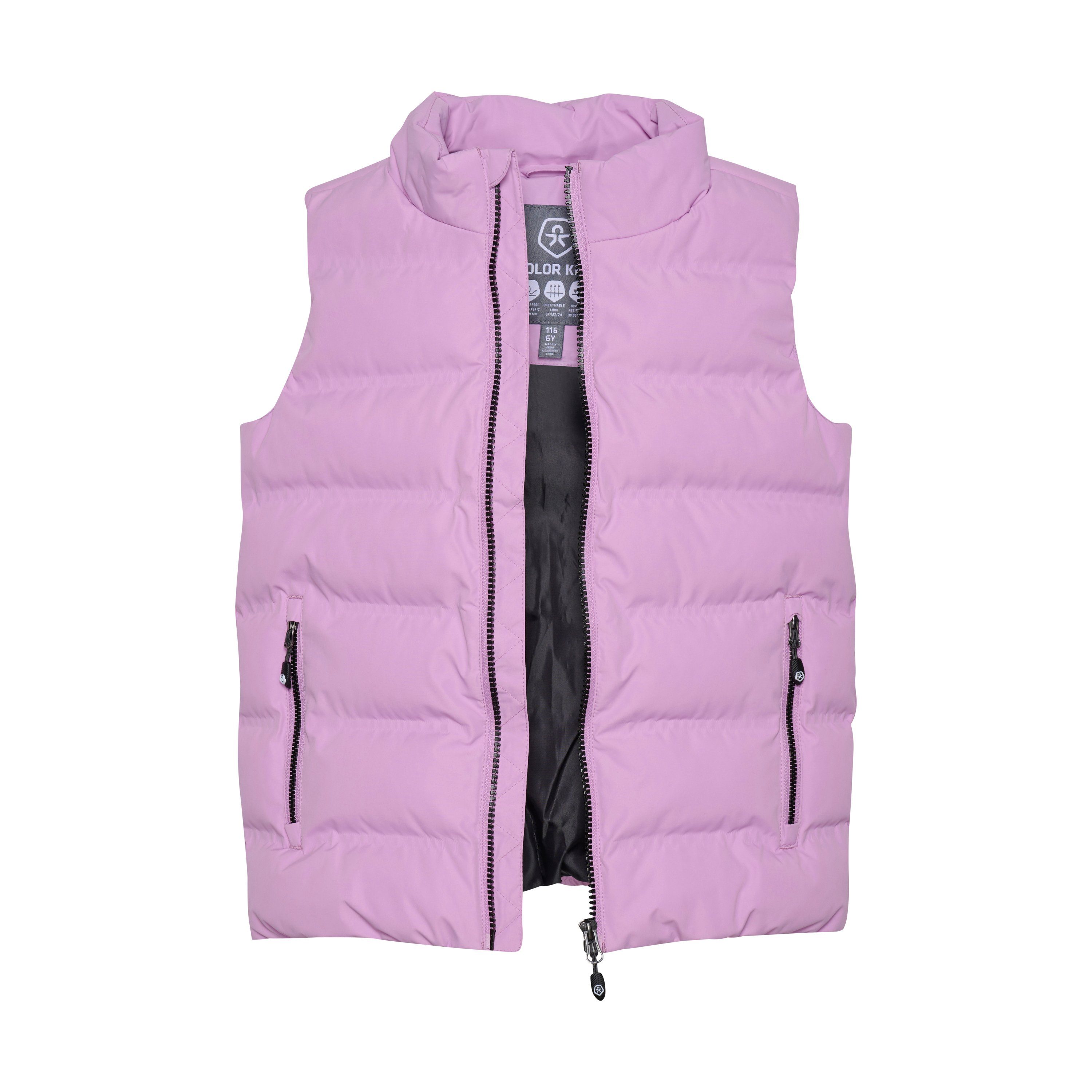 COLOR KIDS Steppweste COWaist Coat Quilt - 741135 Weste mit Reißverschlusstaschen