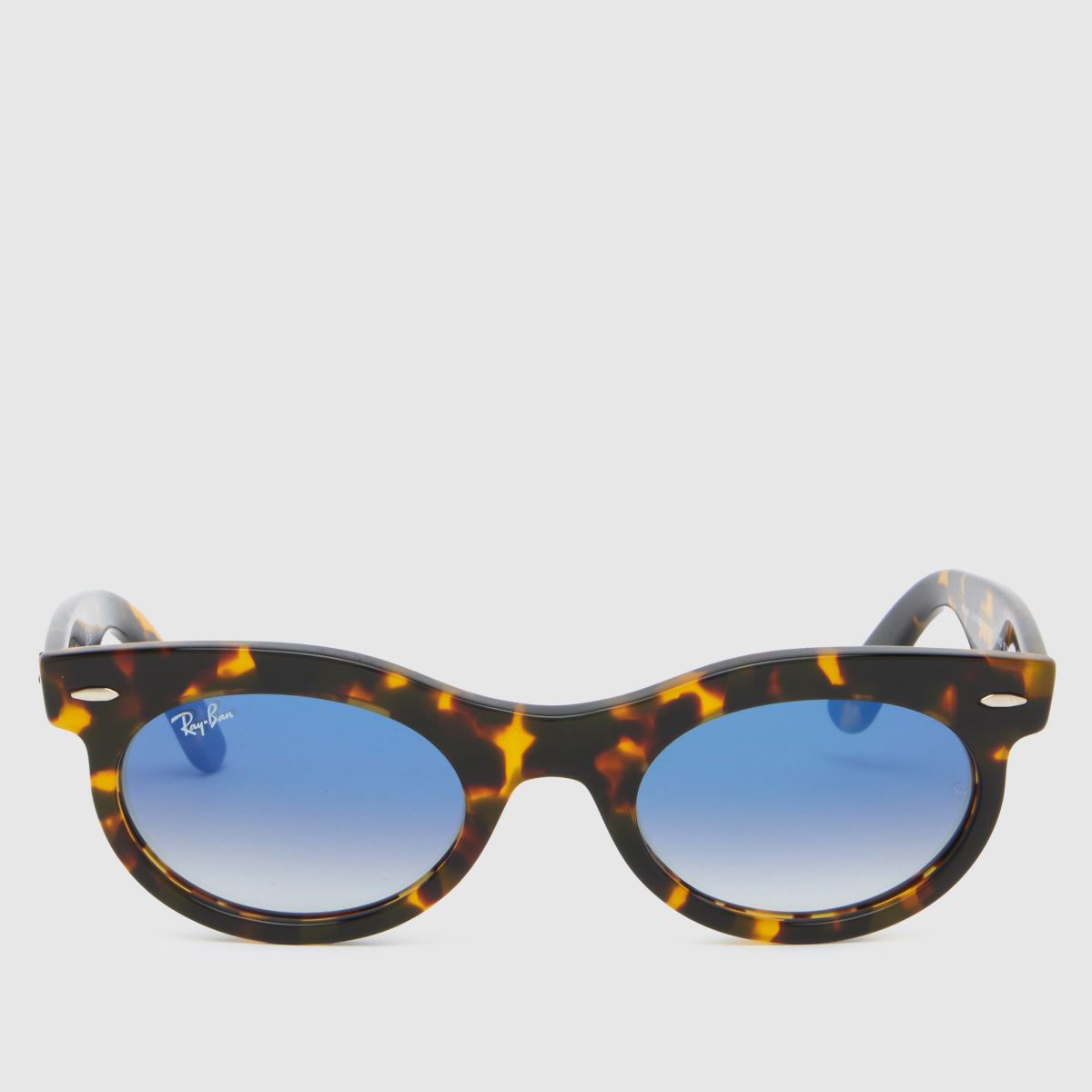 Ray-Ban gula Wayfarer ovala solglasögon
