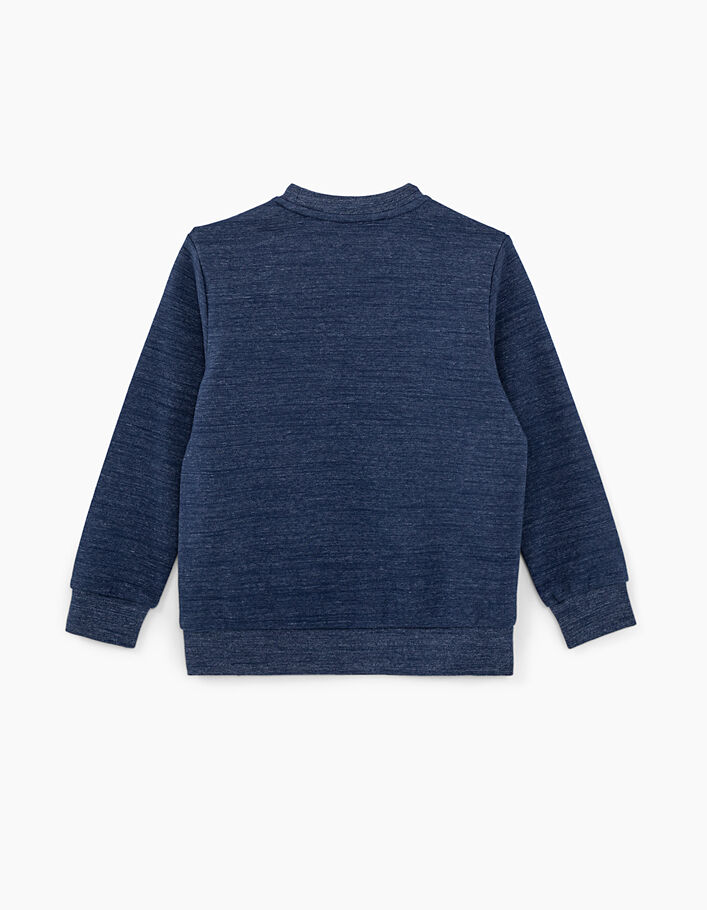 Sweat bleu brut Essentiel molleton bio