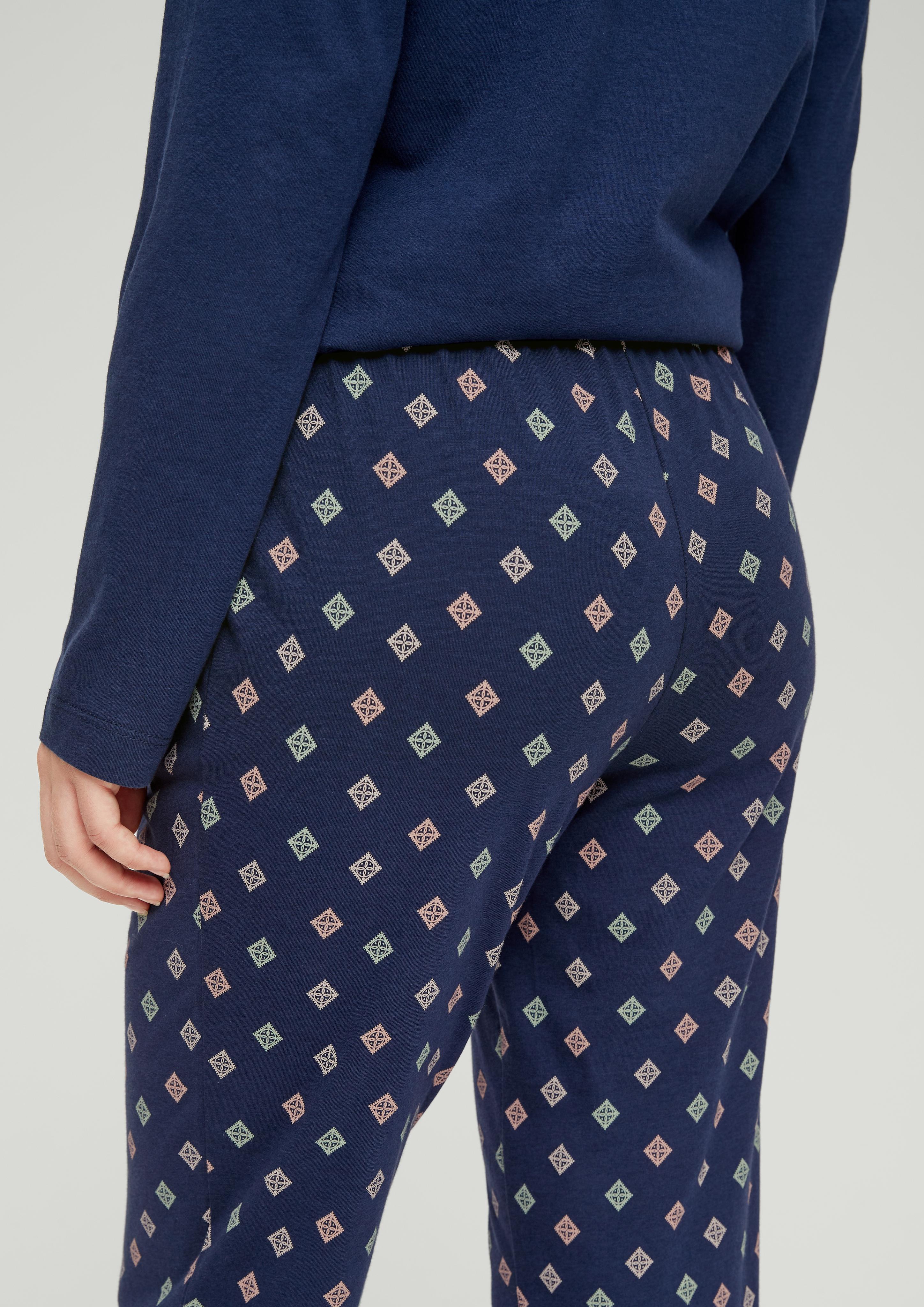 Pyjama Hose mit Streifen  6008379-5865