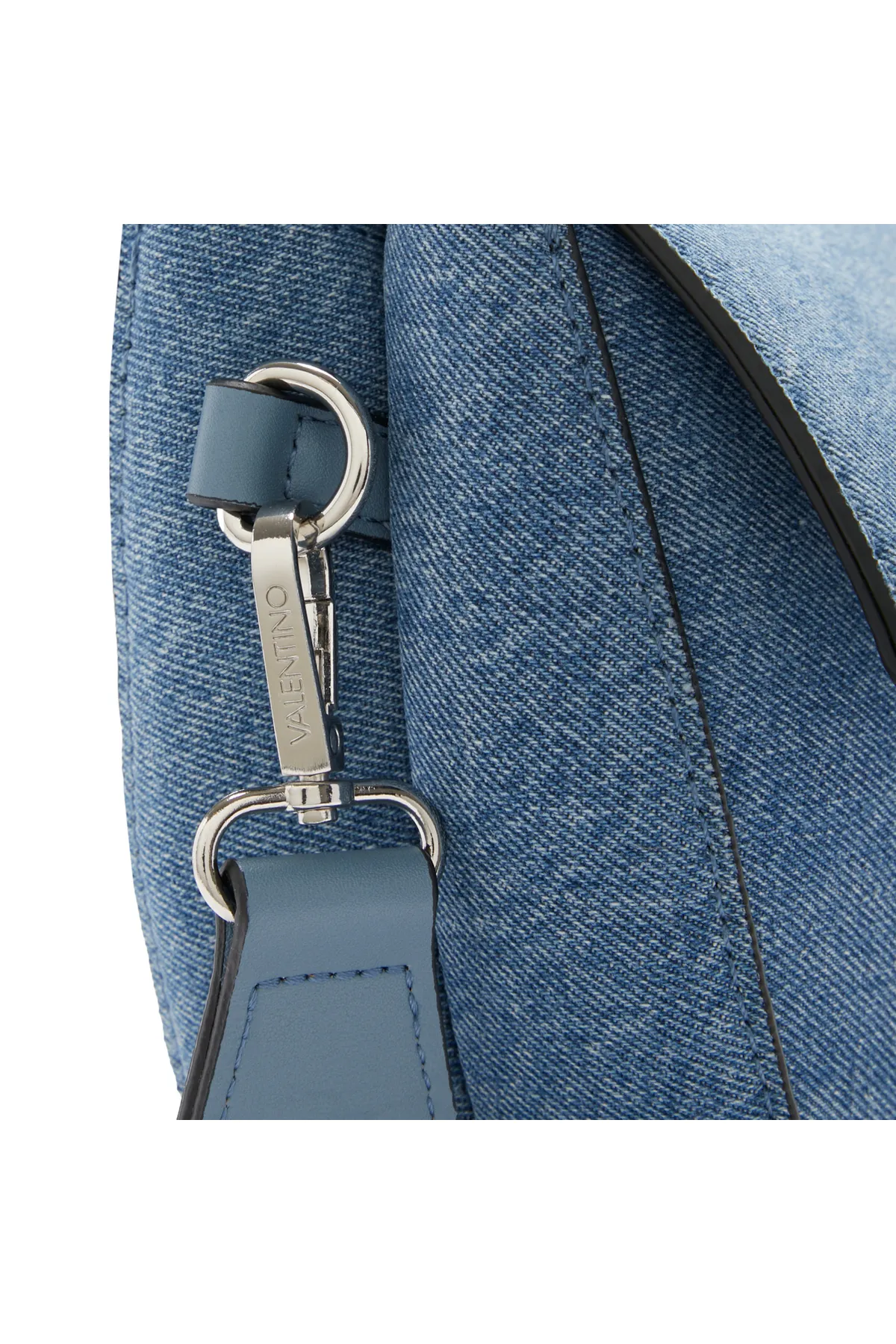 1'ASLAN  Valentino Bags Bigs Damen Umhängetasche Blau Vbs7so02redenim
