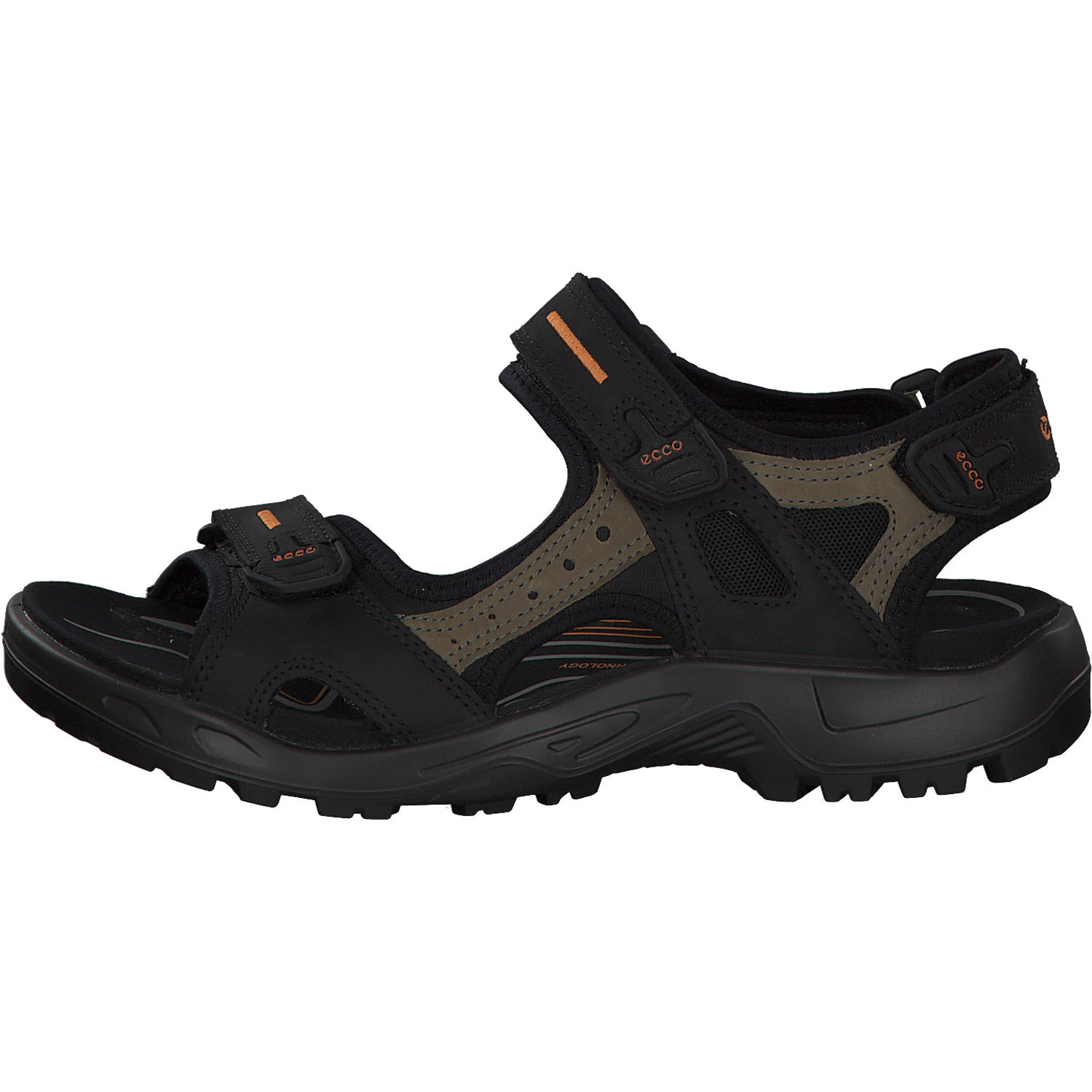 Ecco Offroad 069564, Klassische Sandalen, Herren, Schwarz (BLACK/MOLE/BLACK)