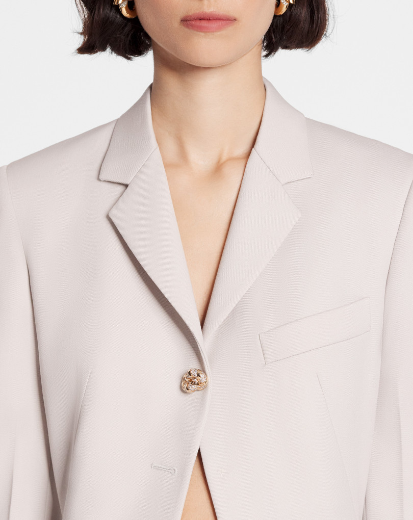 VESTE CINTRÉE A BOUTONNAGE SIMPLE