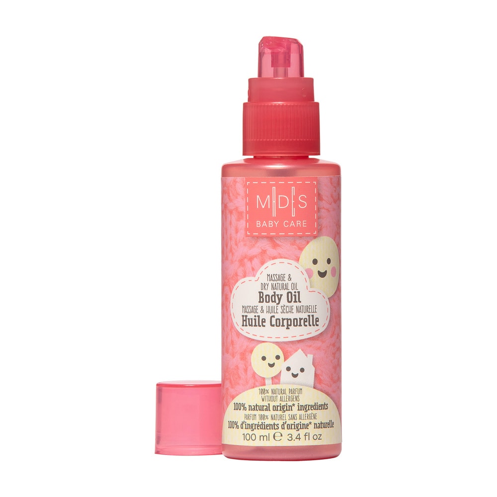 mades cosmetics BABY CARE huile naturelle sèche & de massage - hui le pour le corps
