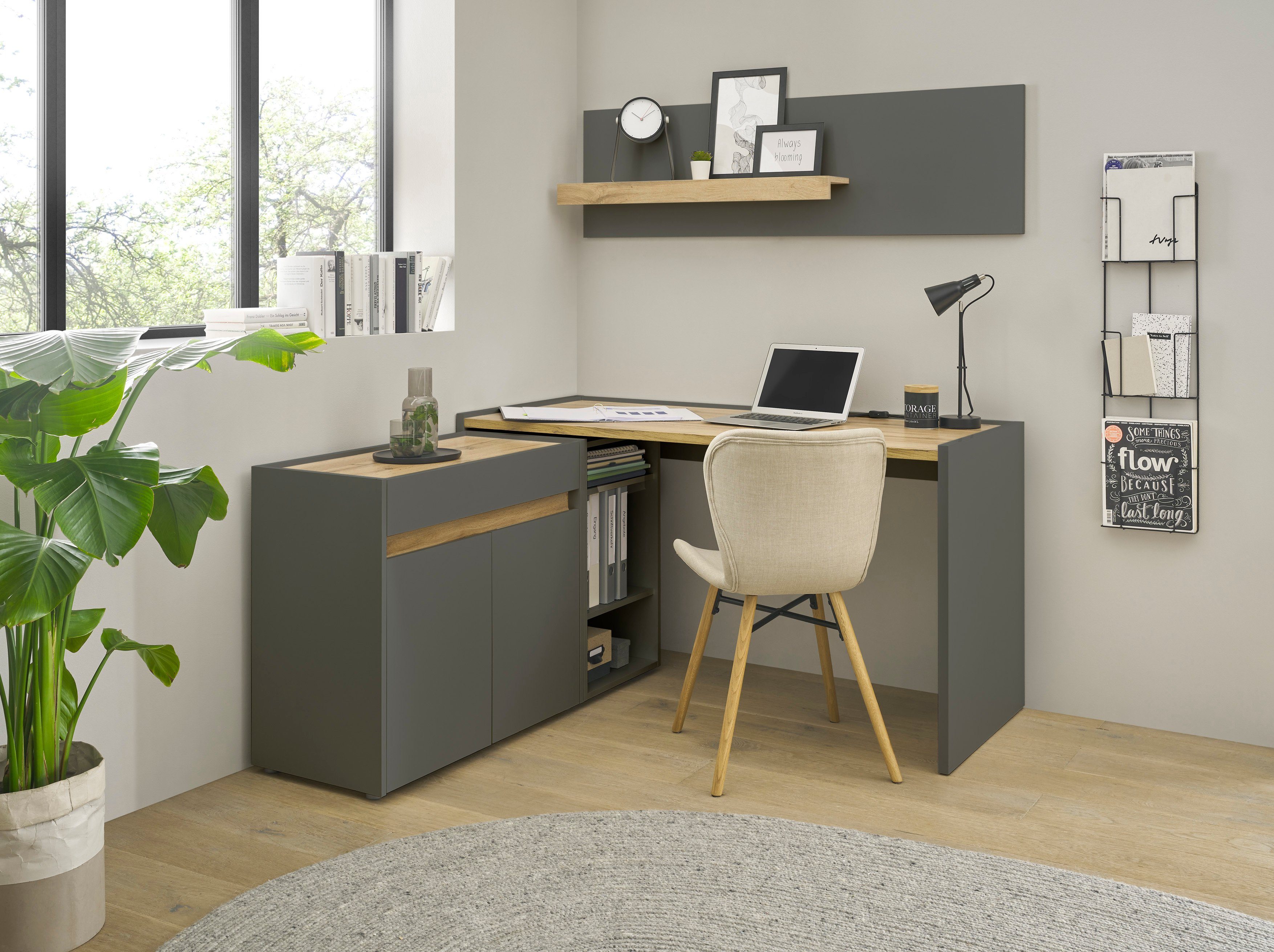 INOSIGN Kommode CiTY/GiRON, Aktenschrank, wohnliches Home Office, Breite 80 cm