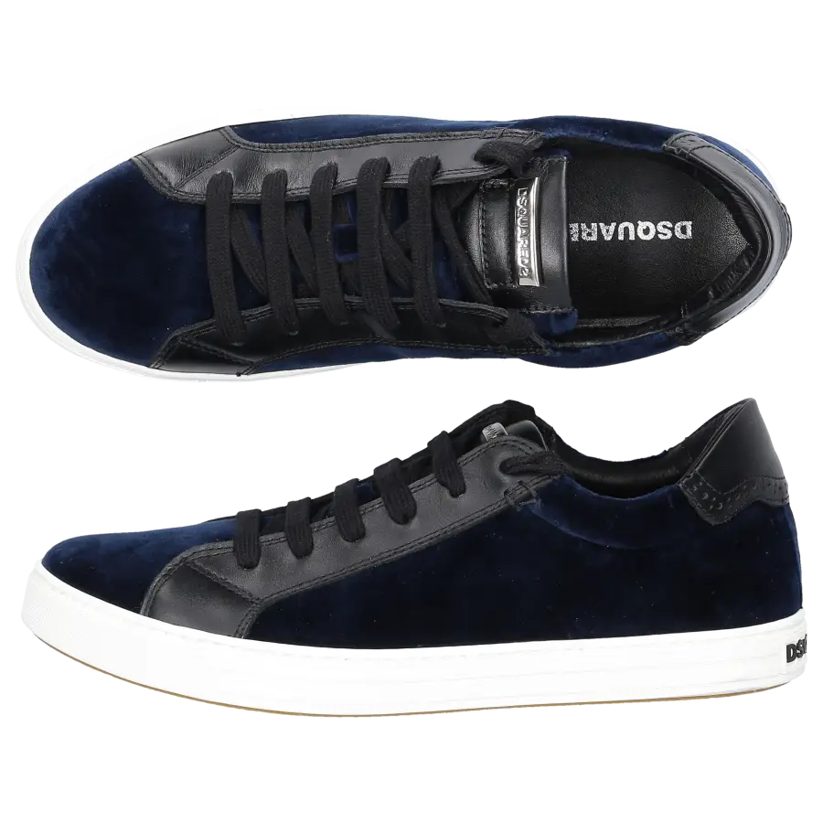 Dsquared2 - Sneaker low TENNIS CLUB Veloursleder - blau