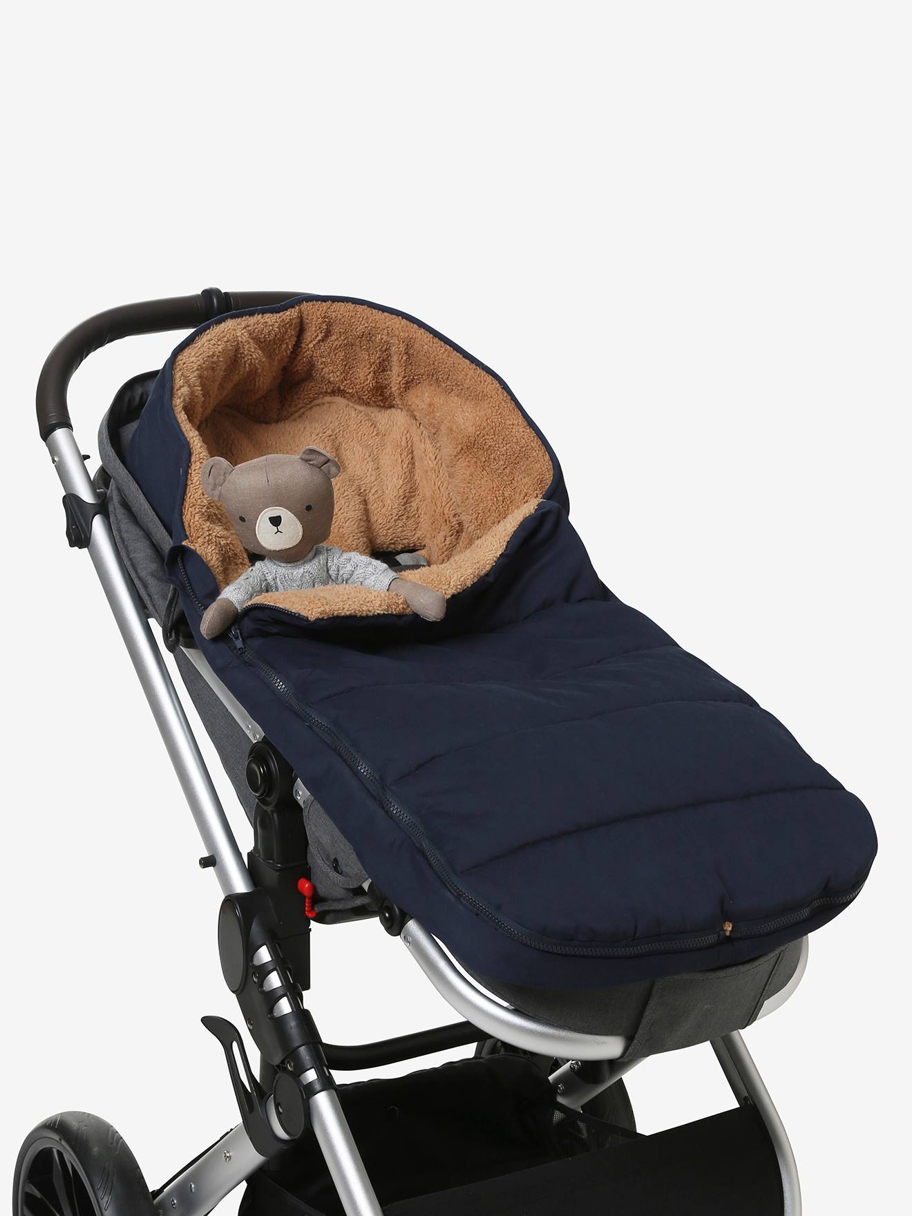 Vertbaudet Fußsack für Kinderwagen, wetterfest - schwarz