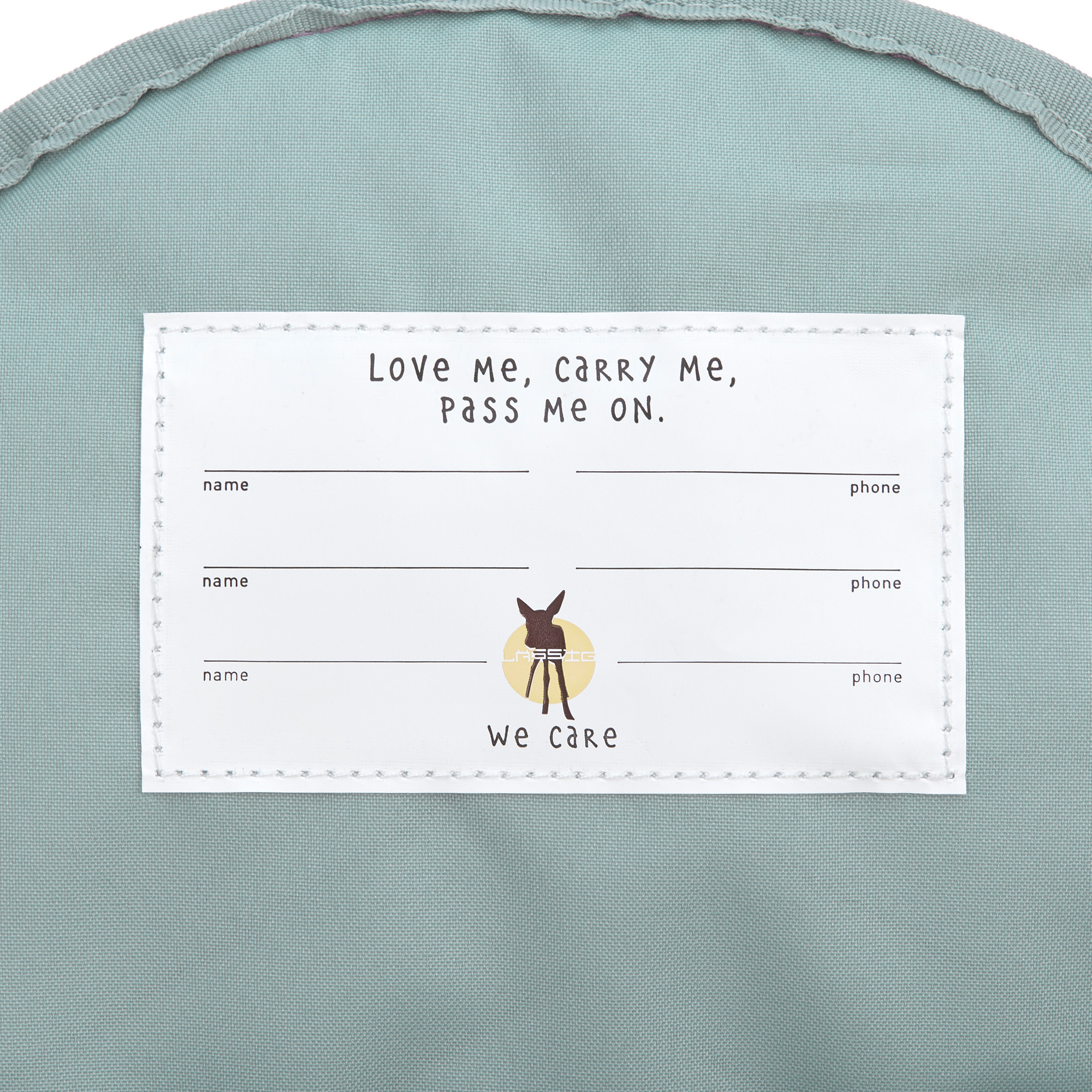 Kindergartenrucksack Tiny - Hase, Lila