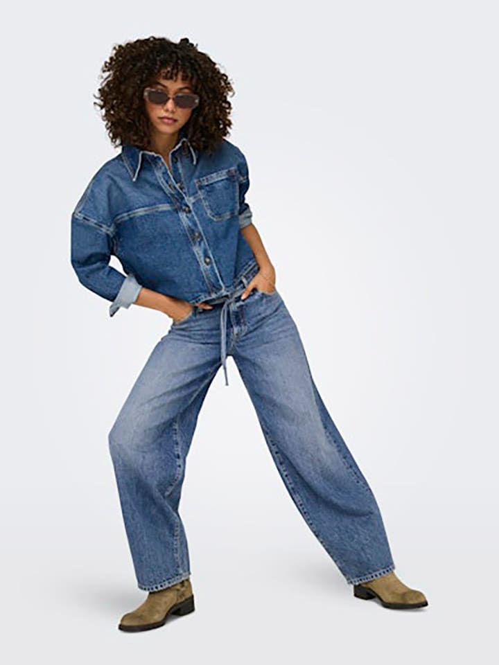 ONLY Jeans - Flared Fit - in Blau günstig kaufen