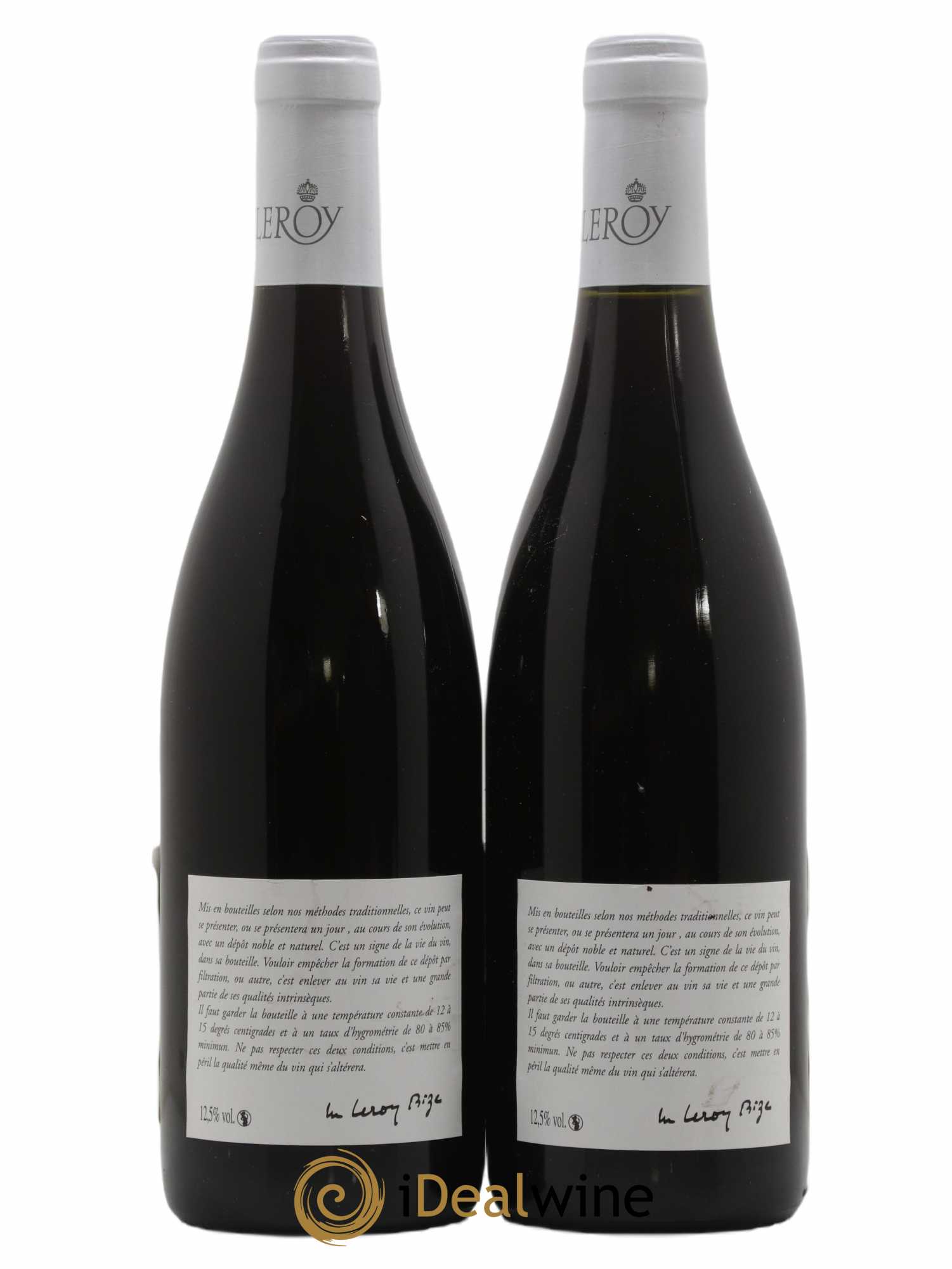 Bourgogne Gamay Leroy SA  2019 - Lot de 2 Bouteilles