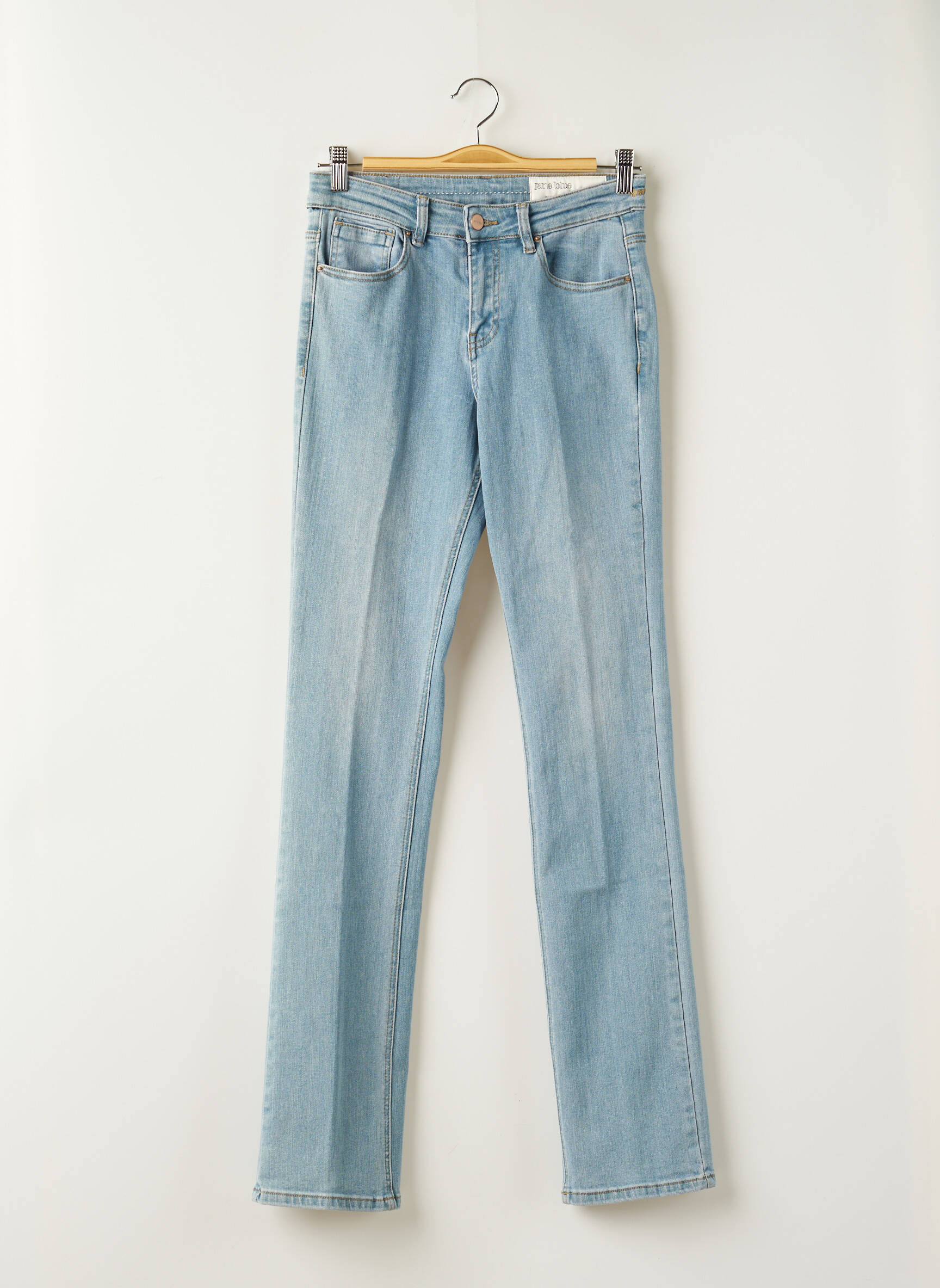 Jane Blue Jeans Coupe Droite Femme couleur bleu
