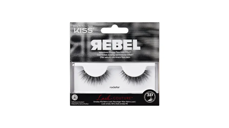 KISS Wimpern Lash Coutur REB03C - schwarz