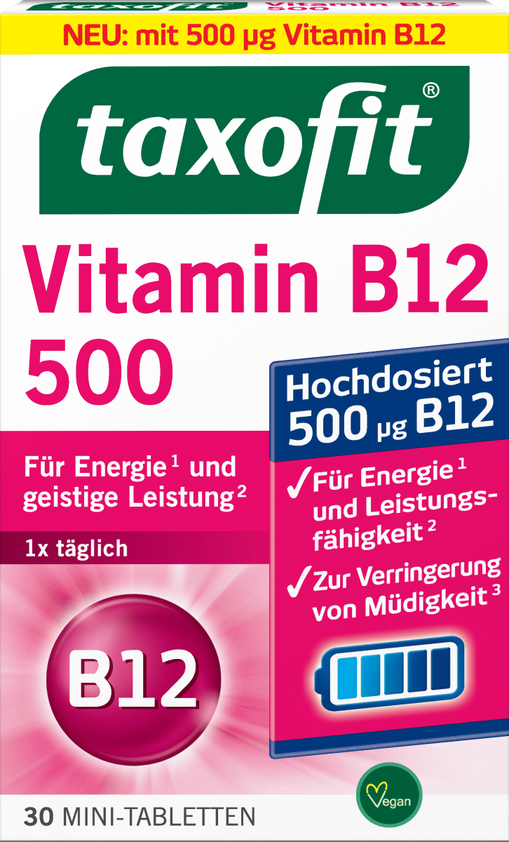Vitamin B12 500 Mini Tabletten 30 St, 4,7 g