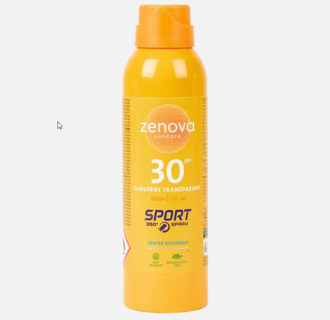 Spectrum Sonnenschutzspray Zenova Sonnenspray 200 ml, 30-tlg.