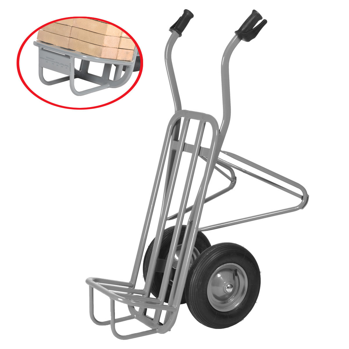 Roabă Matador 13555 pentru piatră și țiglă cu 2 roți, greutate 19 kg