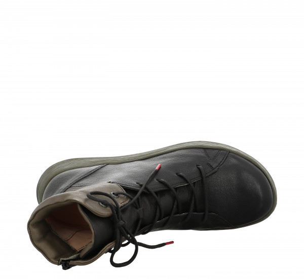 COMODA Schnürboots - Schwarz/Kombi