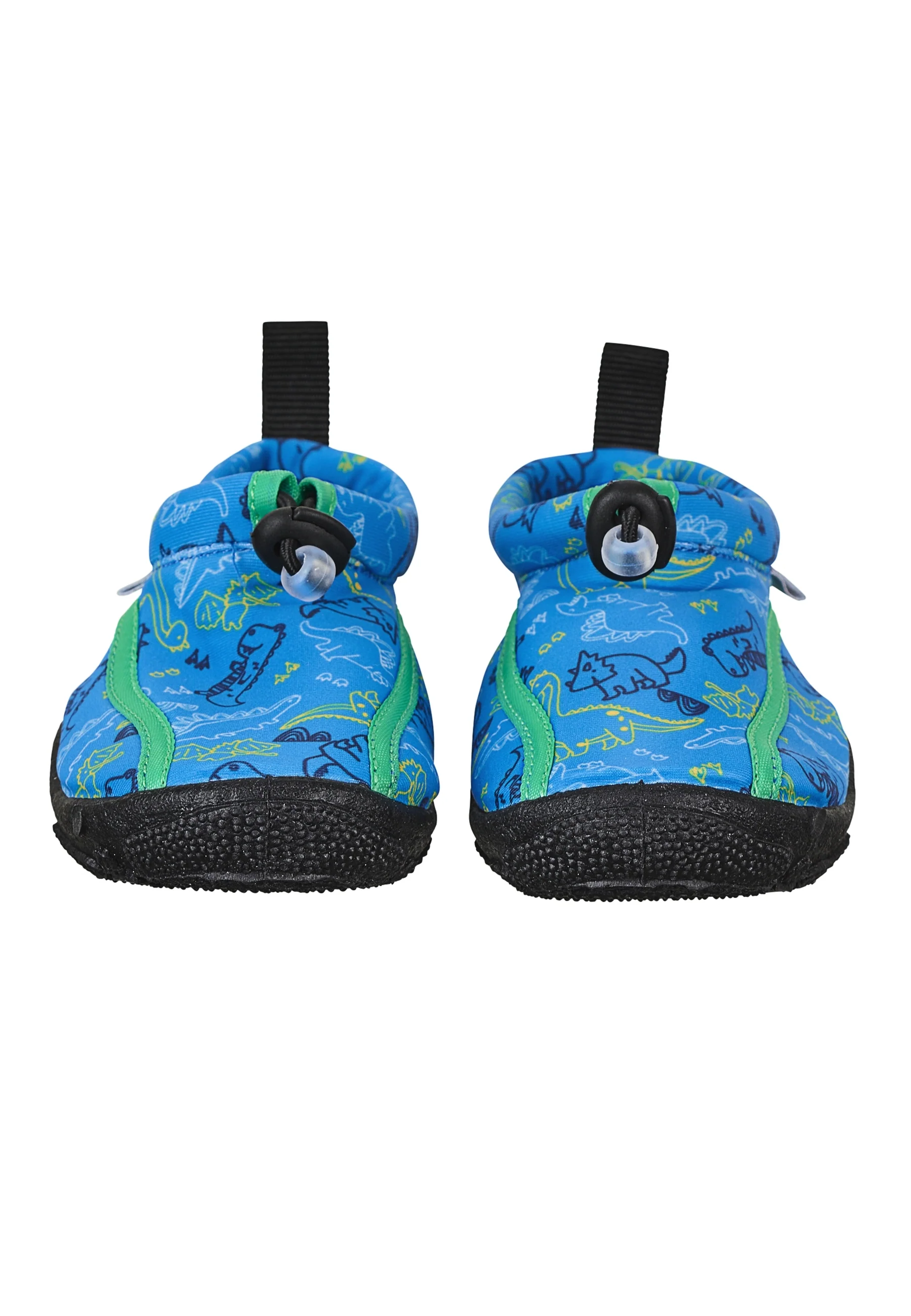 Aqua-Schuh Kinder in Blau mit Dino Muster