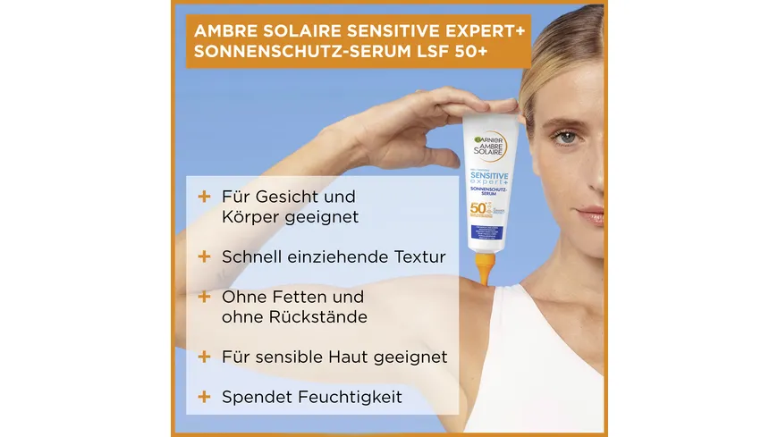 Garnier Ambre Solaire Super UV Body Serum LSF50+ 125 ml