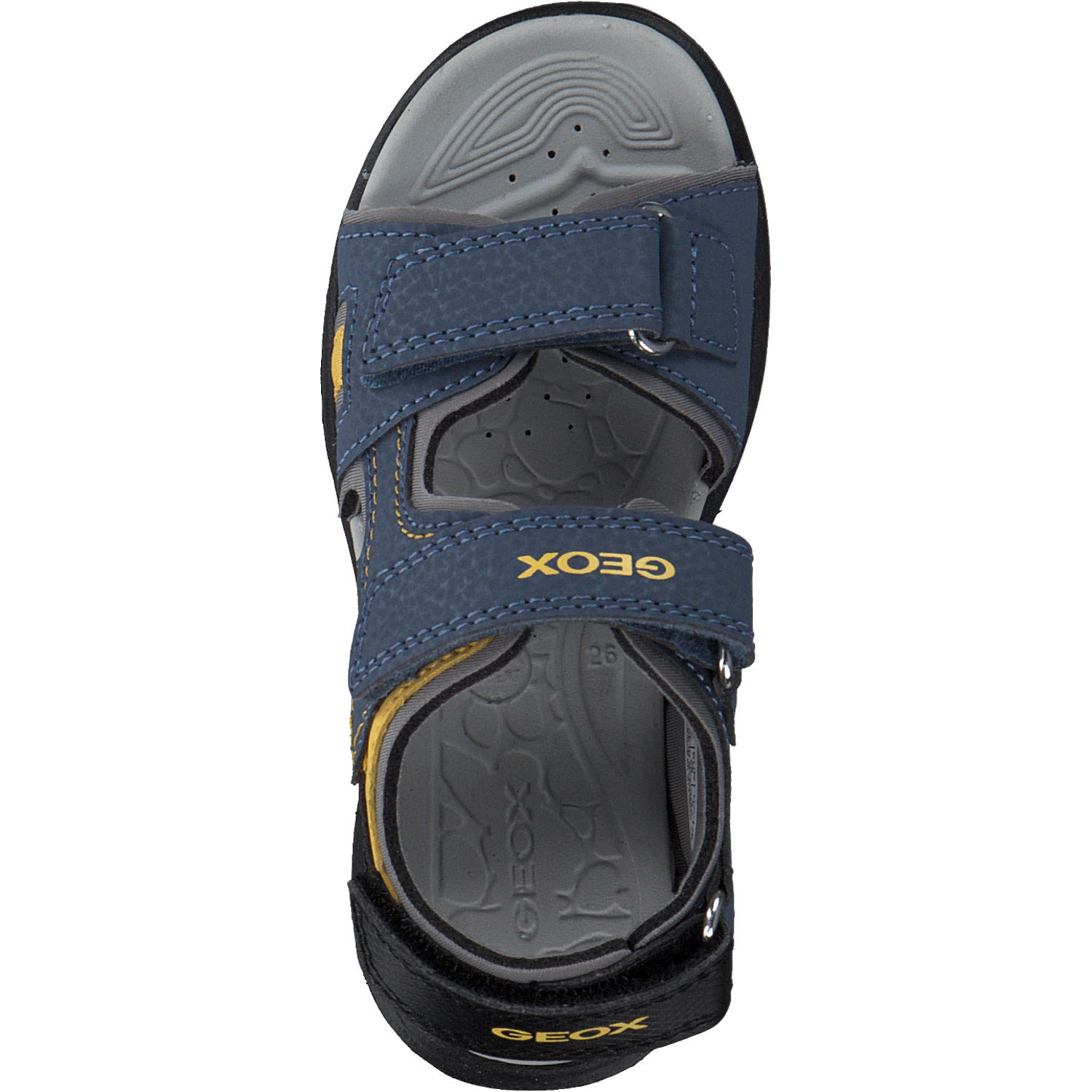 Geox J155XB, Sandalen (Kinder), Kinder, AVIO/DK YELLOW