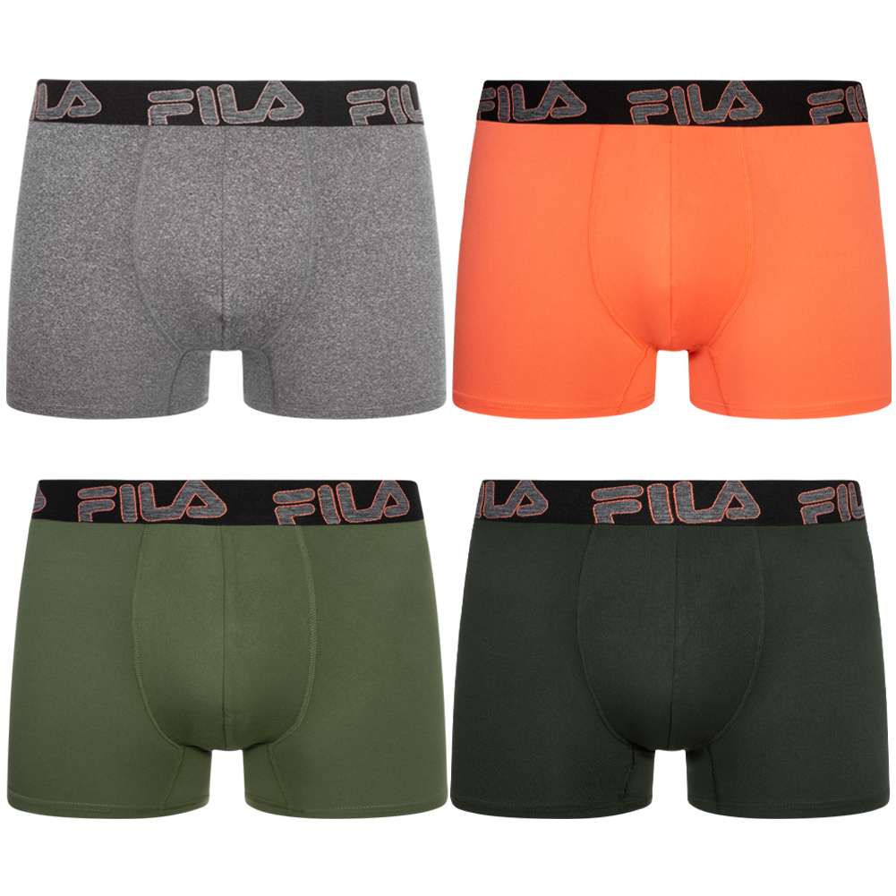FILA Herren Boxershorts 4er-Pack FM412BXPB7-021
