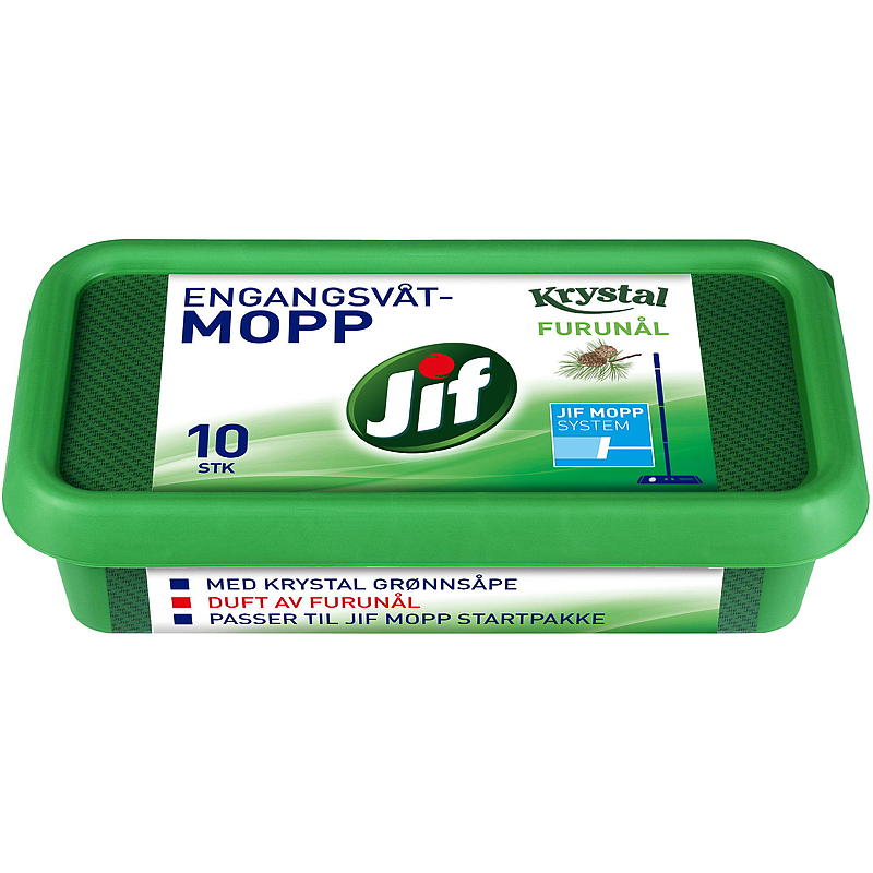 Jif Engangsmopp 10-pk Jif Krystal Furunål