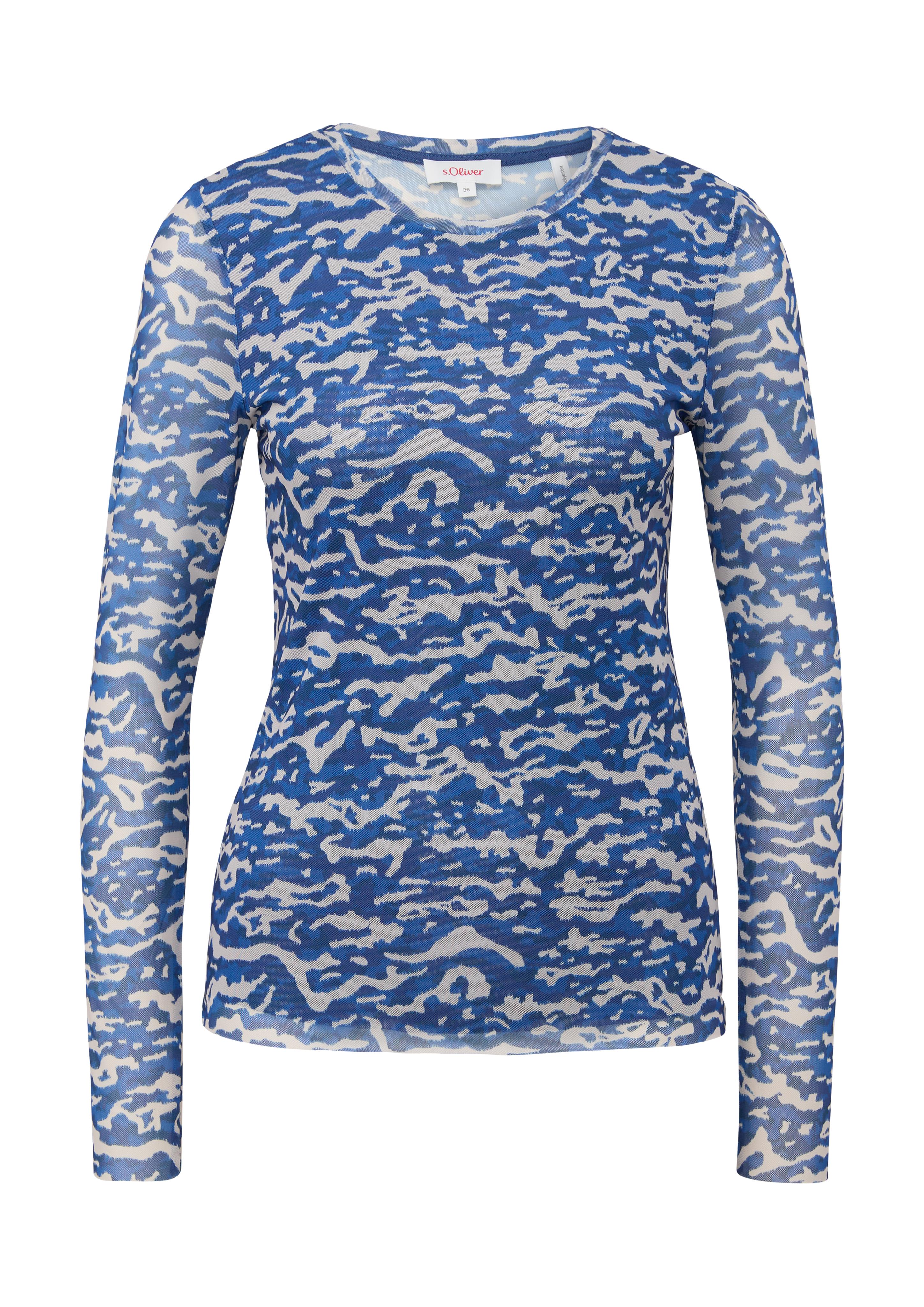 Langarmshirt aus Mesh  2136323-57A1