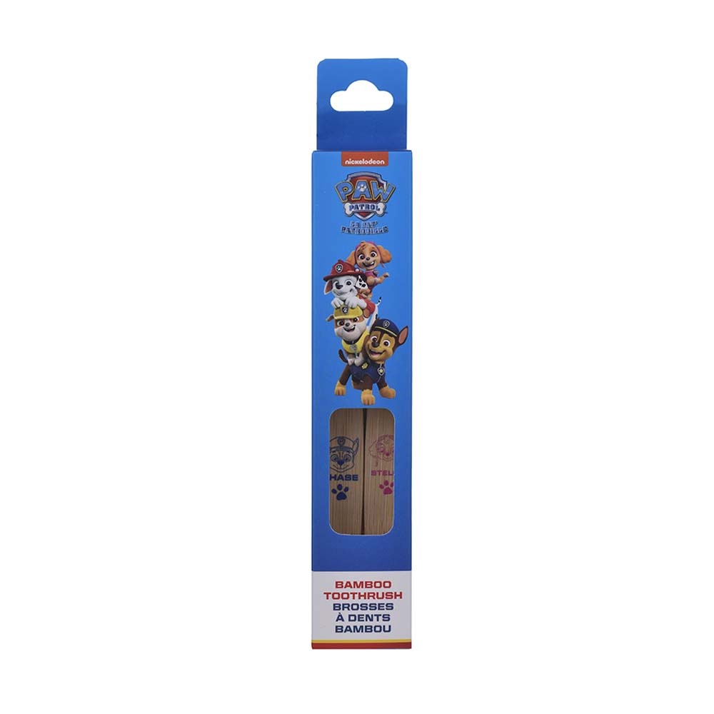 takecare Pat Patrouille Set de 2 brosses à dentsenfants bambou BROSSE A DENTS
