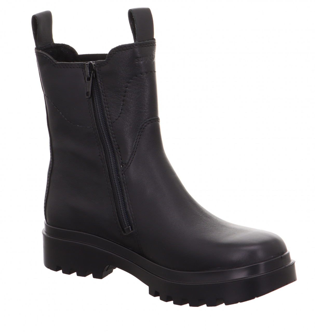 ABBY - Schwarz Boots mit Reißverschluss
