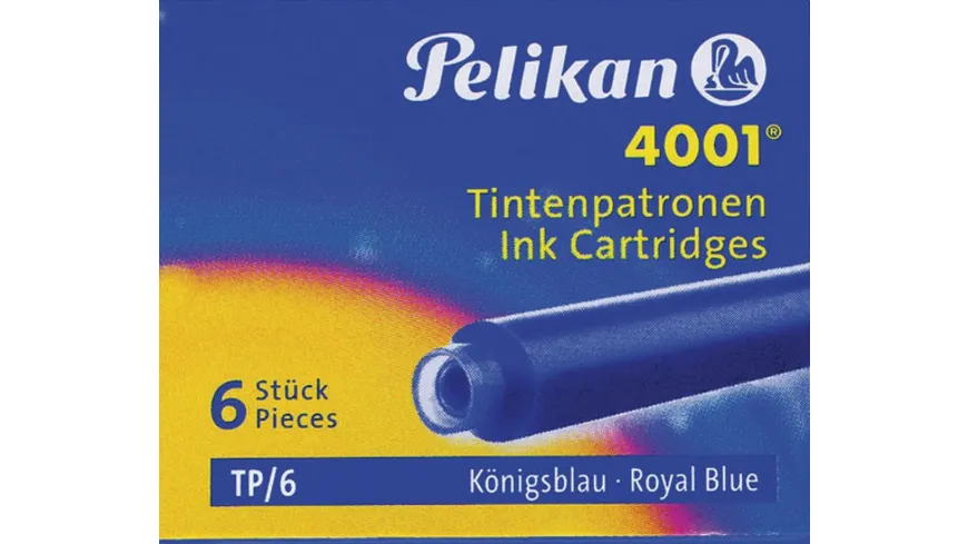 Pelikan Tintenpatrone 4001 6er-Pack königsblau