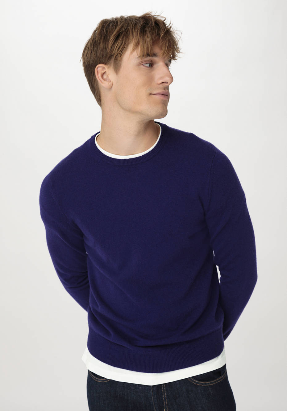 FTC X HESSNATUR Pullover aus reinem Kaschmir