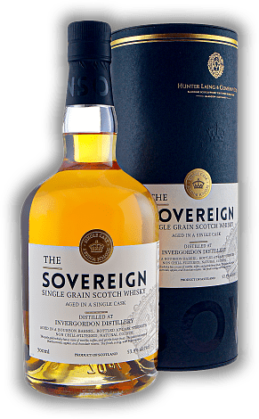 Invergordon Hunter Laing & Co. Sovereign Grain 24 Years 1997 Bourbon Barrel 53,9% Invergordon Hunter Laing & Co. Sovereign Grain 24 Years 1997 Bourbon Barrel 53,9%  Alter 97/ - 0,7	 Liter - Vol 53,9%