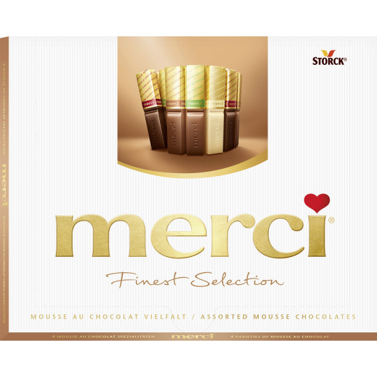 Merci Finest Selection Mousse au Chocolat Vielfalt 210G