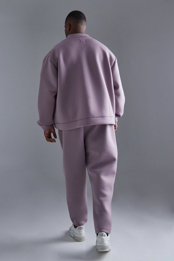 Plus kastiges Oversize Scuba Bomber-Set