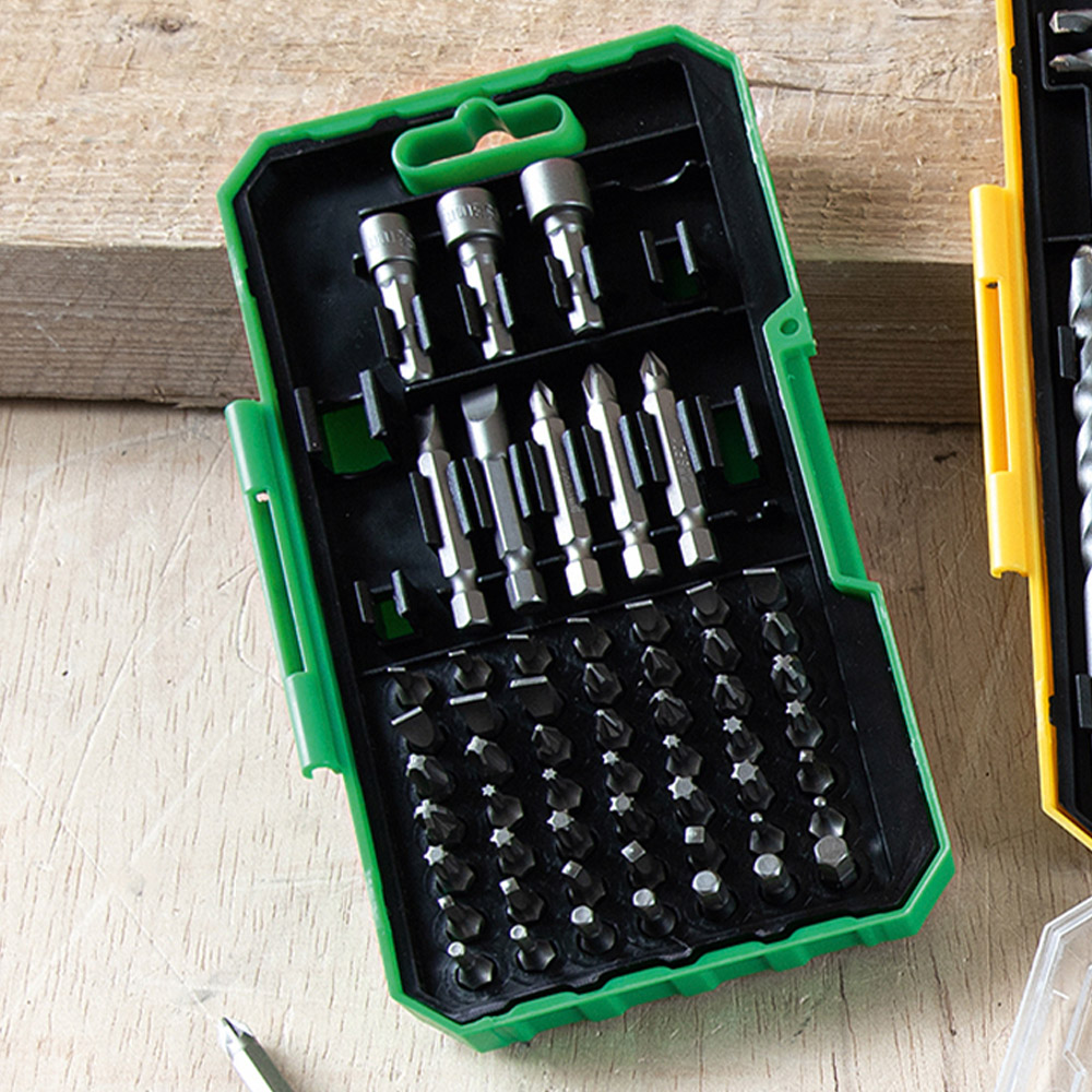 Kraft Werkzeuge Bit- und Stecknuss-Set - 61tlg.