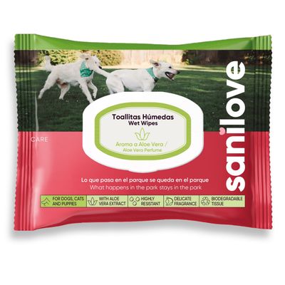 Sanilove Wipes Aloe Vera