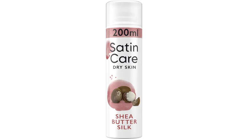 Gillette Satin Care Rasiergel Dry Skin Shea Butter Silk 200 ml