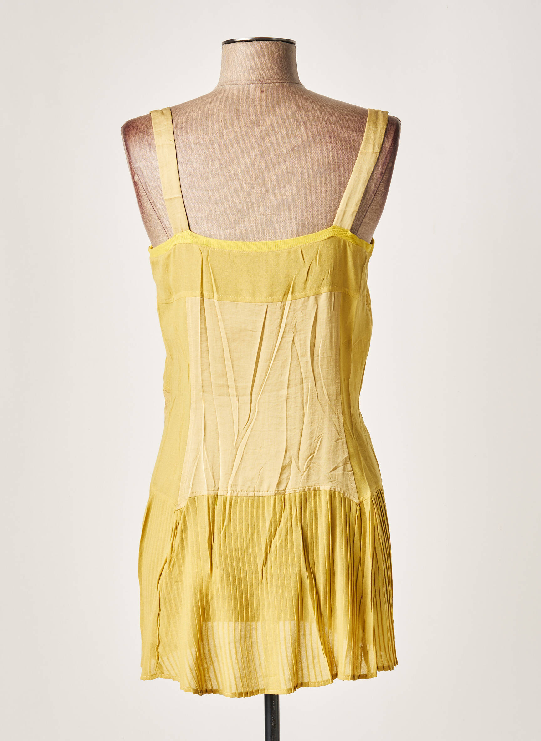 Lauren Vidal Tuniquesansmanche Femme couleur jaune