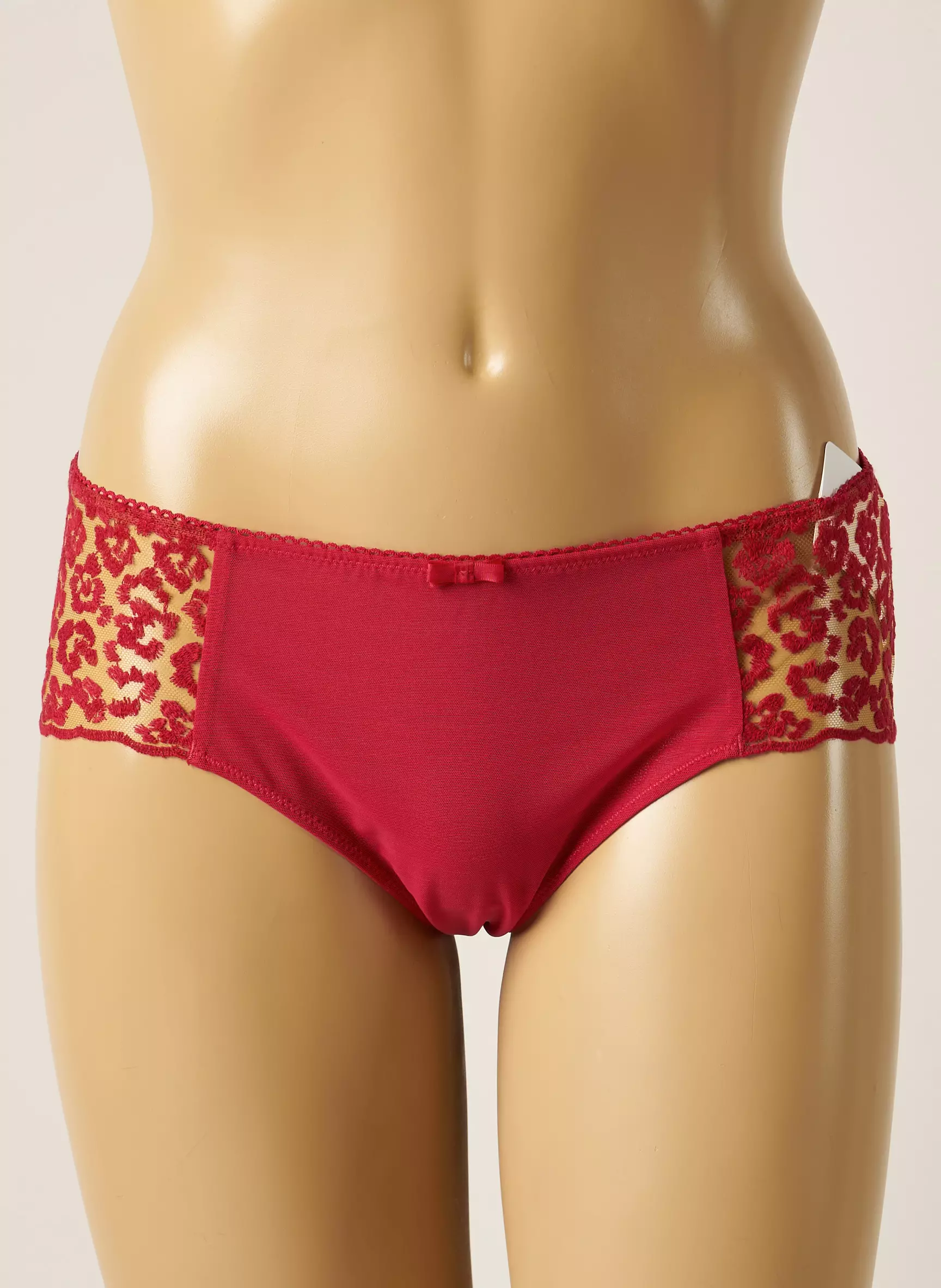 Simone Perele Shorties Femme couleur rouge