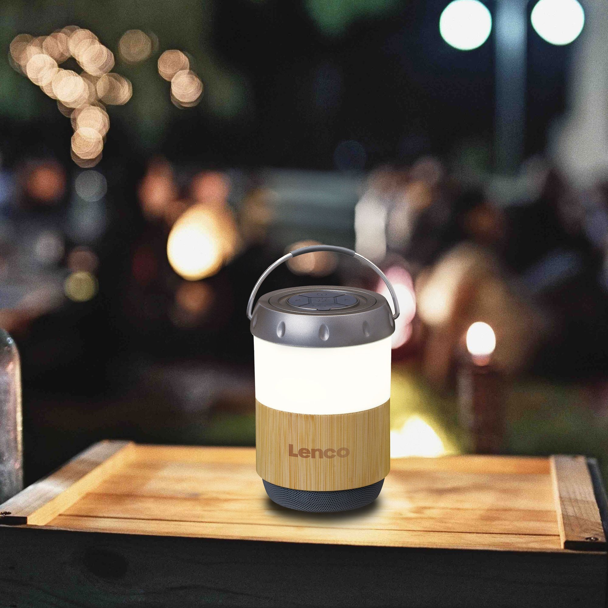 Lenco BTL-030BA Laterne mit Bluetooth-Lautsprecher