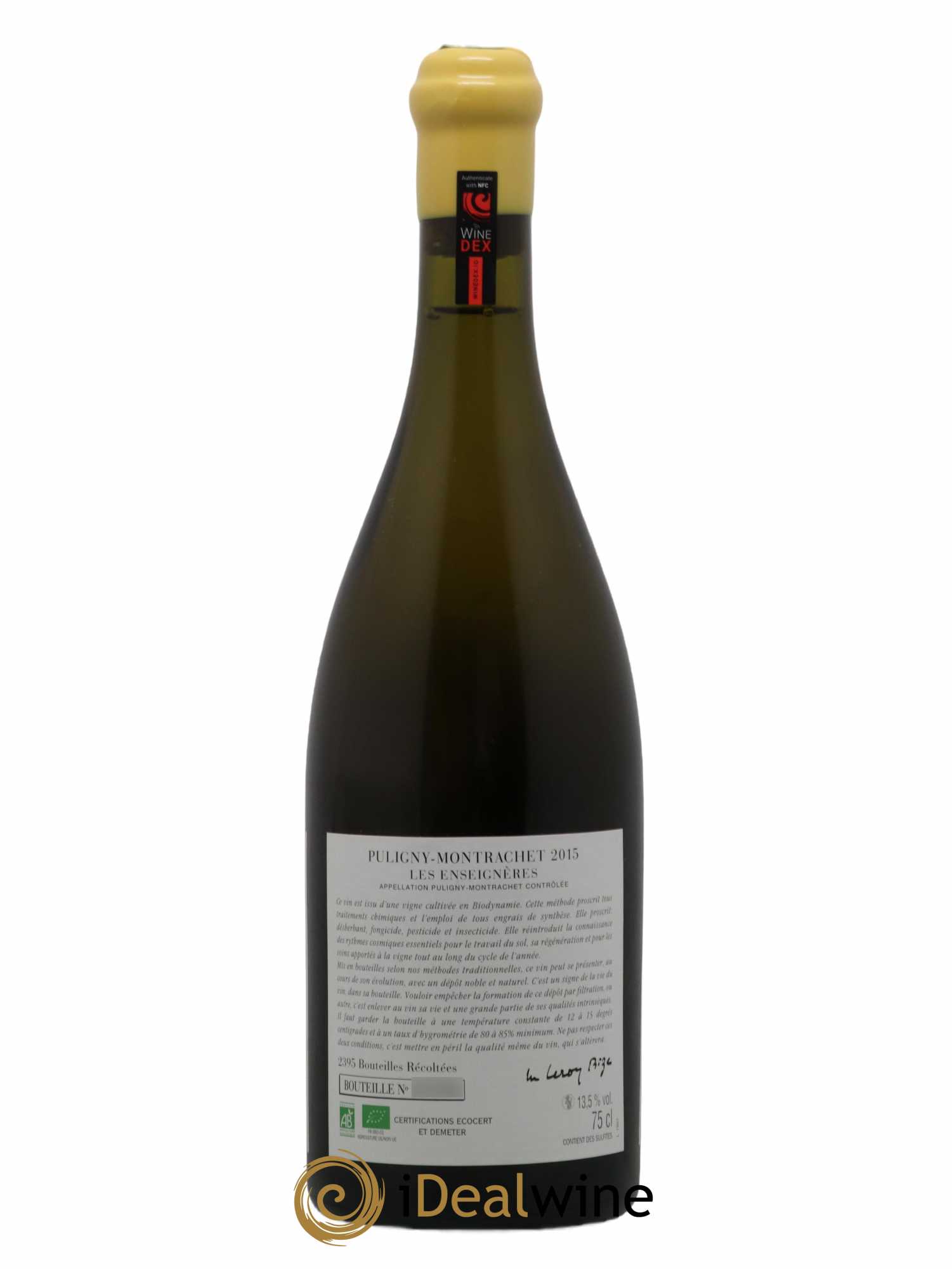 Puligny-Montrachet Les Enseignères d'Auvenay (Domaine)  2015 - Lot de 1 Bouteille