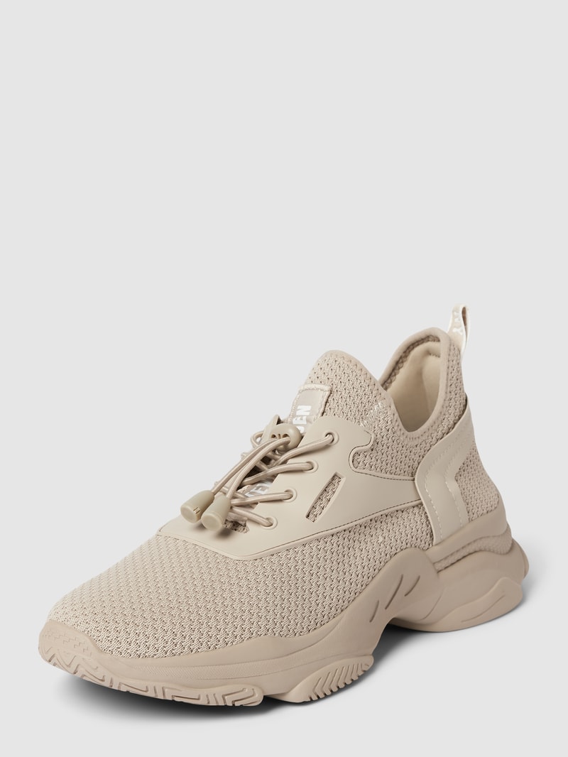 Sneaker mit Label-Patch Modell 'MATCH' in kitt