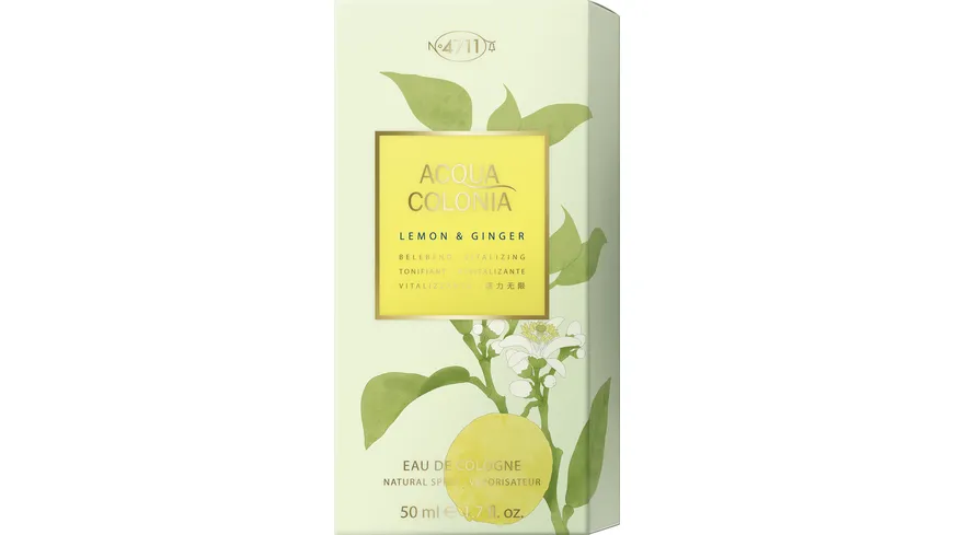 4711 ACQUA COLONIA Lemon & Ginger Eau de Cologne 50 ml